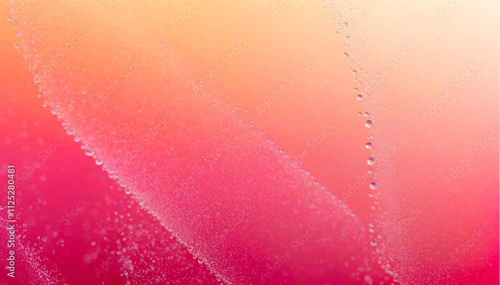 Poster vibrant hues and droplets create a magical abstract display at twilight