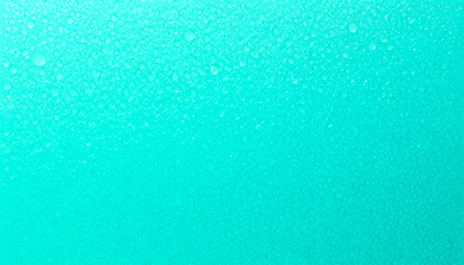 Tranquil turquoise water revealing droplets in sunlight