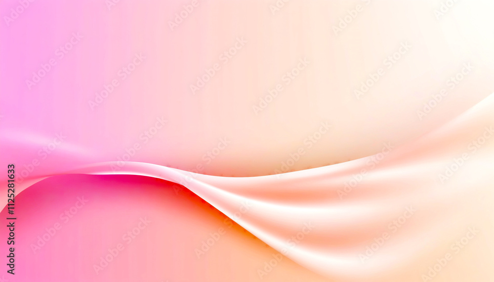 Poster soft waves of color create a dreamy background for artistic expression