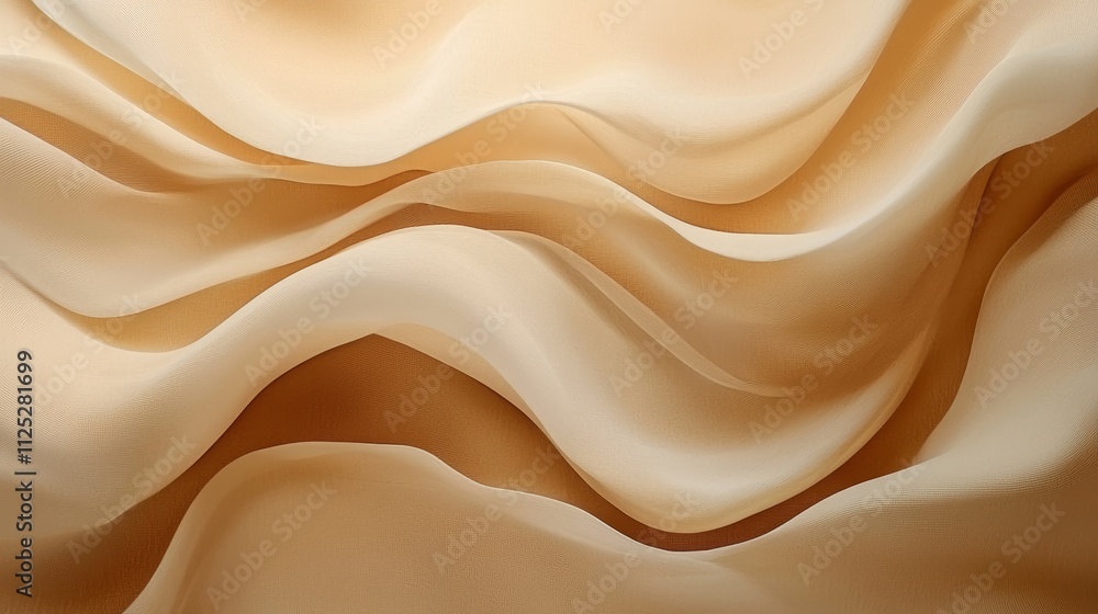 Poster mocha mousse color 2025,smooth, flowing textures create a warm and inviting atmosphere in a minimali
