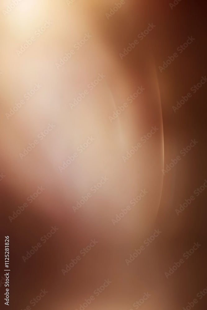 Poster mocha mousse color 2025,soft blurred colors create a warm and calming abstract effect in the backgro