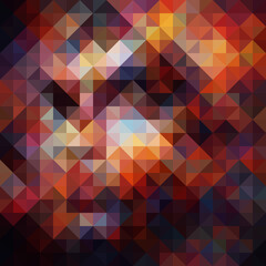 Colorful polygonal abstract background. Low poly effect. Polygon backdrop.