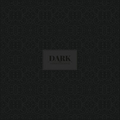 dark ethnic seamless pattern template