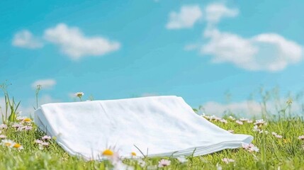 Grounding Sheet on Meadow with Wildflowers