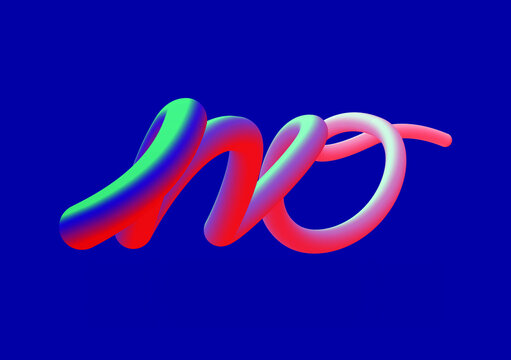 Typography Letter Shape No