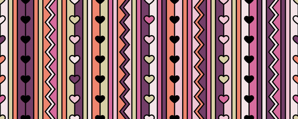 Seamless colorful pattern in Mexican and Asian style. Template for texture, textiles, decorations, postcards, posters and interior design Idea for creative design