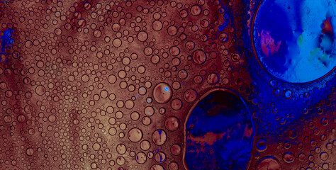 Enigmatic Elegance: Oil-Painted Liquid Art with Vibrant Translucent Colors
