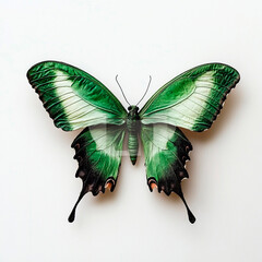 butterfly on white background