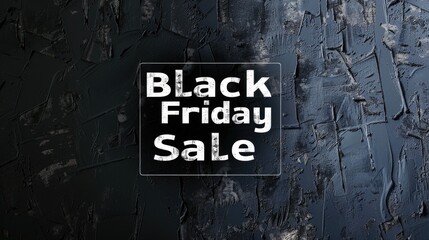 BLACK FRIDAY SALE words. November is promotion time in stores and online.