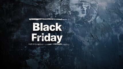 BLACK FRIDAY SALE words. November is promotion time in stores and online.