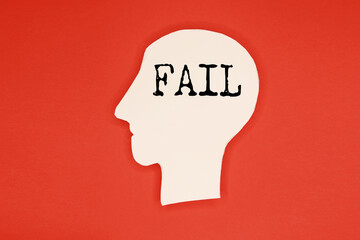 head with word fails inside