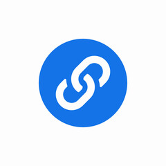 chain link icon sign vector