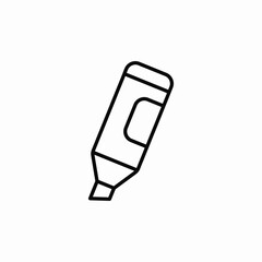 highlighter marker icon sign vector