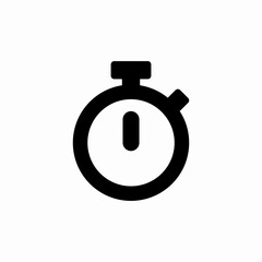 stopwatch timer icon sign vector
