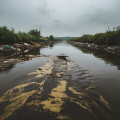jungle river pollution