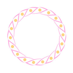 frame made of circles