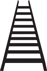 Ladder Silhouette Vector Illustration Design