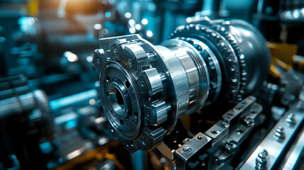 Fototapeta premium Leveraging IIoT sensors and machine learning algorithms for predictive maintenance to minimize costly breakdowns