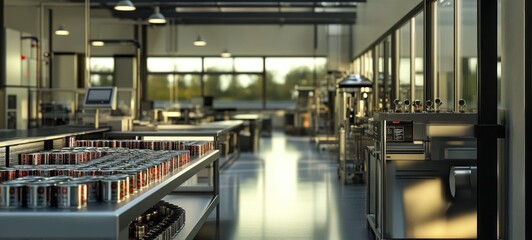 Modern Food Processing Plant: A Glimpse into Efficient Canning Production