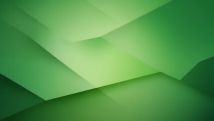 Obraz premium Abstract green gradient background. Generative Ai.