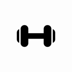dumbbell gym icon sign vector