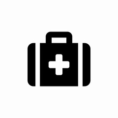 first aid kit icon sign vector
