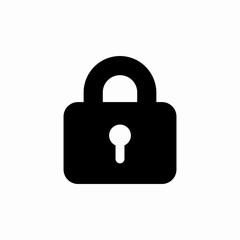 lock safety icon sign vector
