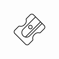 pencil sharpener icon sign vector