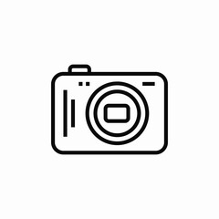 photo camera icon sign vector
