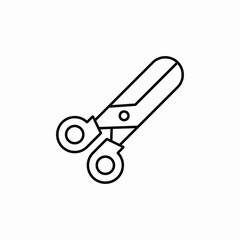 tailor scissors icon sign vector