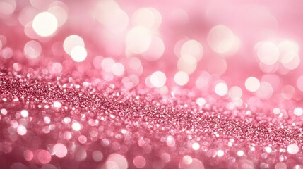 Abstract shining purple and pink glitter lights background. Circle blurred bokeh. Romantic backdrop for Valentines Day, Women's Day, Mother's Day, birthday, wedding, holiday or event