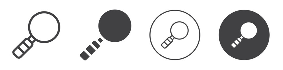 Search icon Simple outline vector logo