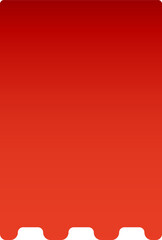 Vibrant red backdrop featuring a gradient effect and a distinct white border with rounded edges, creating a striking contrast and visual interest