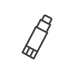 Glue icon Simple outline vector logo