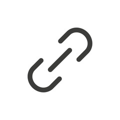 Link icon Simple outline vector logo