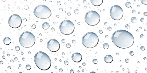 water drops background isolated on white background 