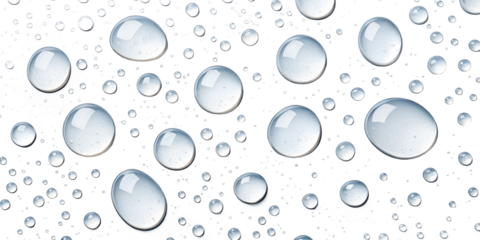 water drops background isolated on white background 