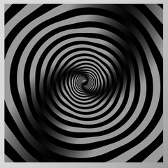 Modern Abstract op art pattern. Technology and Creative concept. Theme of black and white graphic. Template set for social media, banner, book cover, webdesign, wallpaper,presentation.