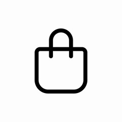 shopping bag icon sign vector