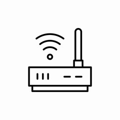 wifi router icon sign vector