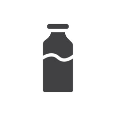 Bottle icon simple vector symbol