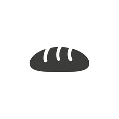 Bread icon simple vector symbol