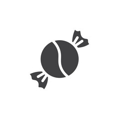 Candy icon simple vector symbol