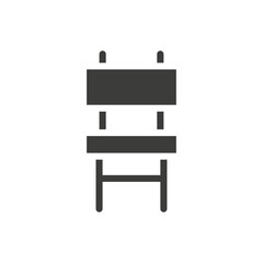 Chair icon simple vector symbol