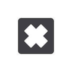 Close icon simple vector symbol