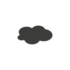 Cloud icon simple vector symbol