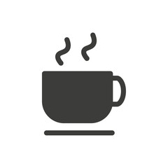 coffee cup icon simple vector symbol
