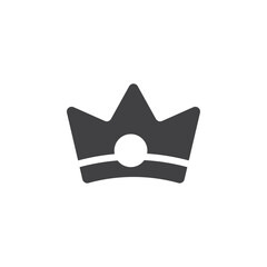 Crown icon simple vector symbol