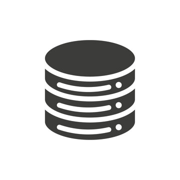 recommend clip art: Database icon simple vector symbol