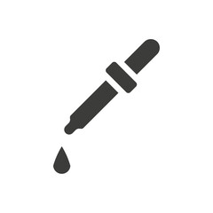 Dropper icon simple vector symbol